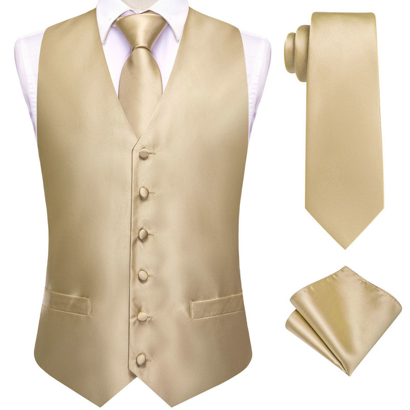 VerveRow Men Solid Satin V‑Nec - огляд і ціна Pocket Square Set
