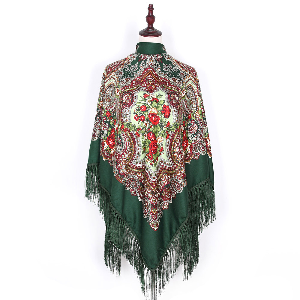 160*160cm Russian Scarf Women  - огляд і ціна Bandana Cotton