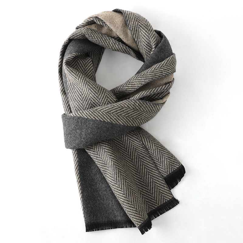 Luxury Winter Men Scarf Shawl  - огляд і ціна Muffler Men Wool